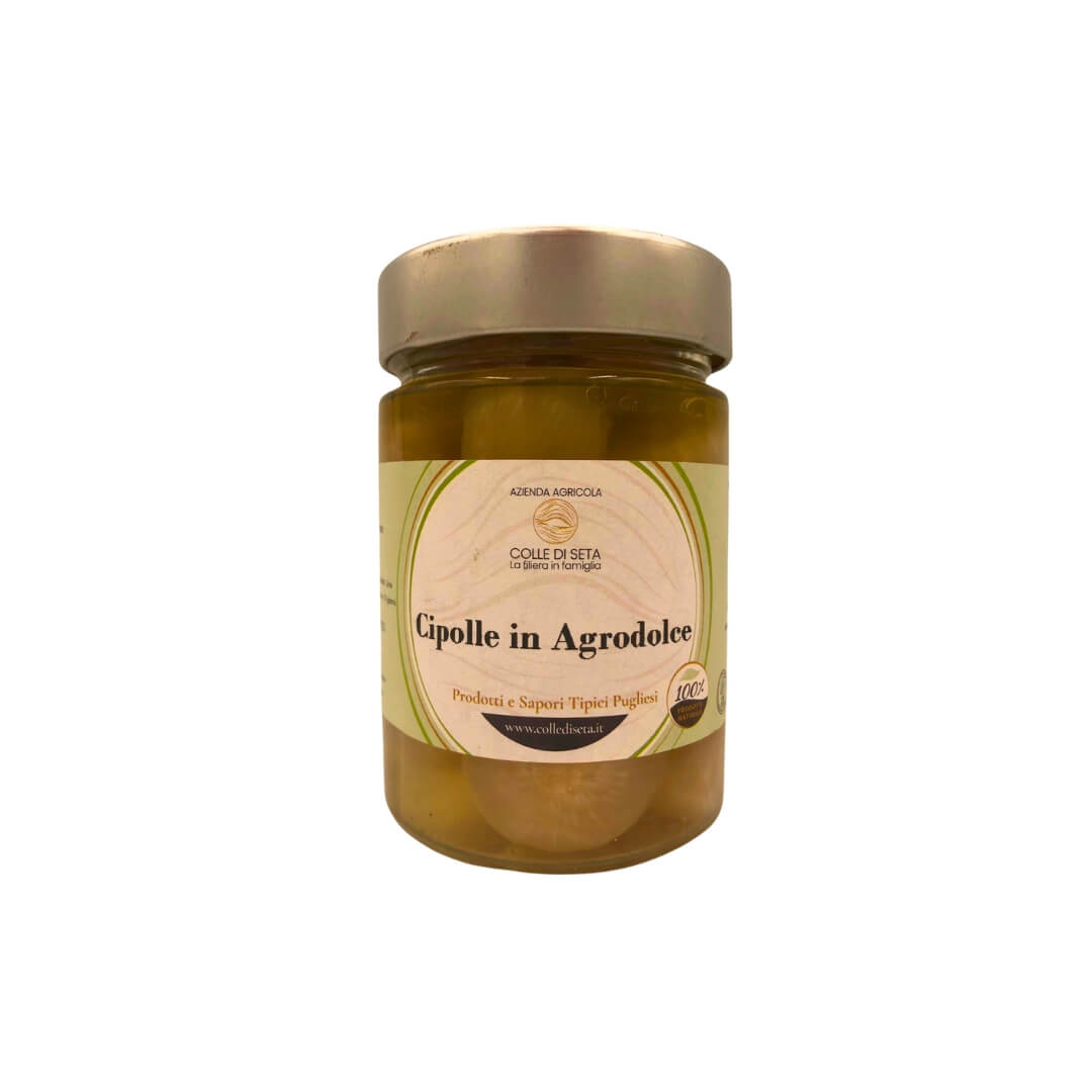 Cipolle in agrodolce - peso netto sgocciolato 250g